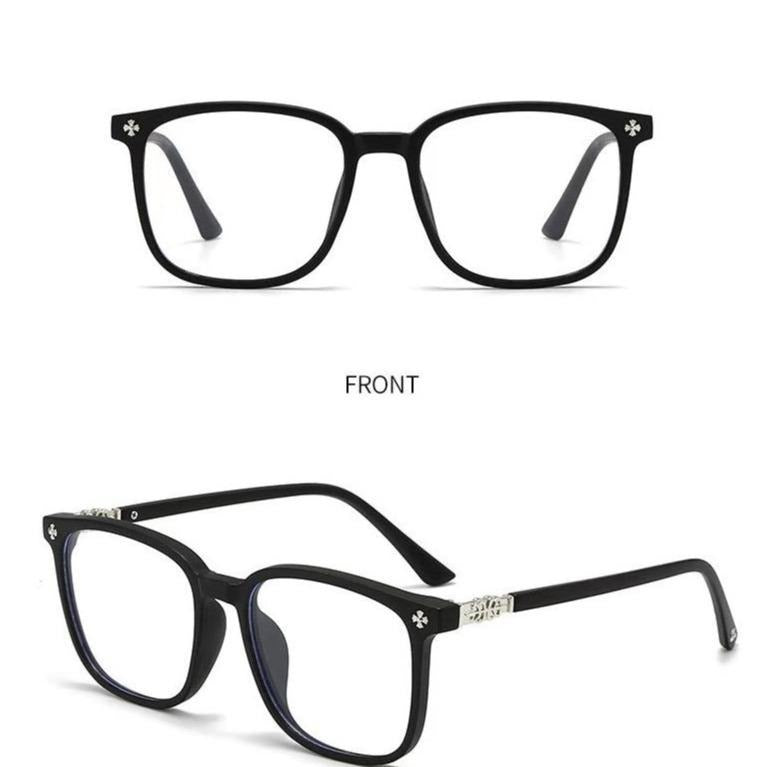 Square frame unisex blue light blocking glasses. Photochromic lenses adapt to light, providing ultimate eye protection.