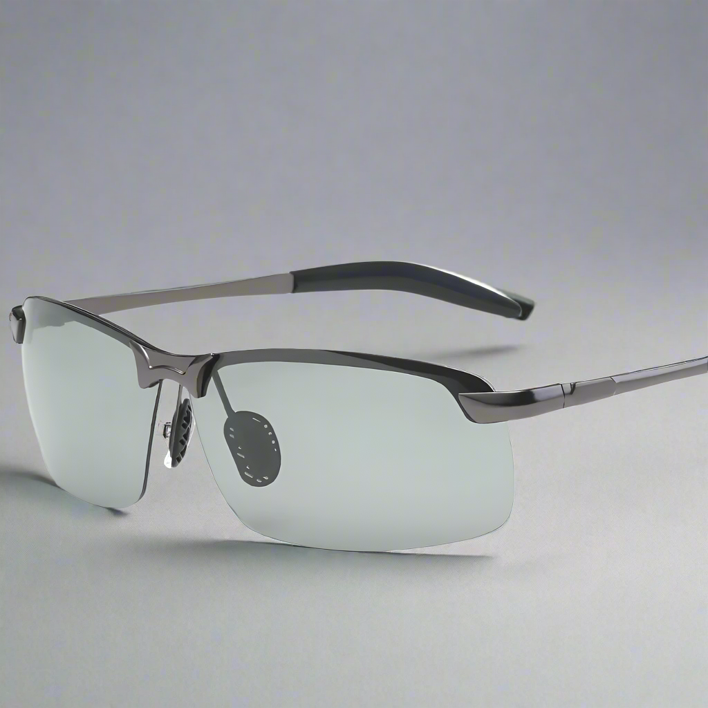 Dynamic unisex sports sunglasses with photochromic polarized lenses. Enhanced eye protection for all outdoor activities.
