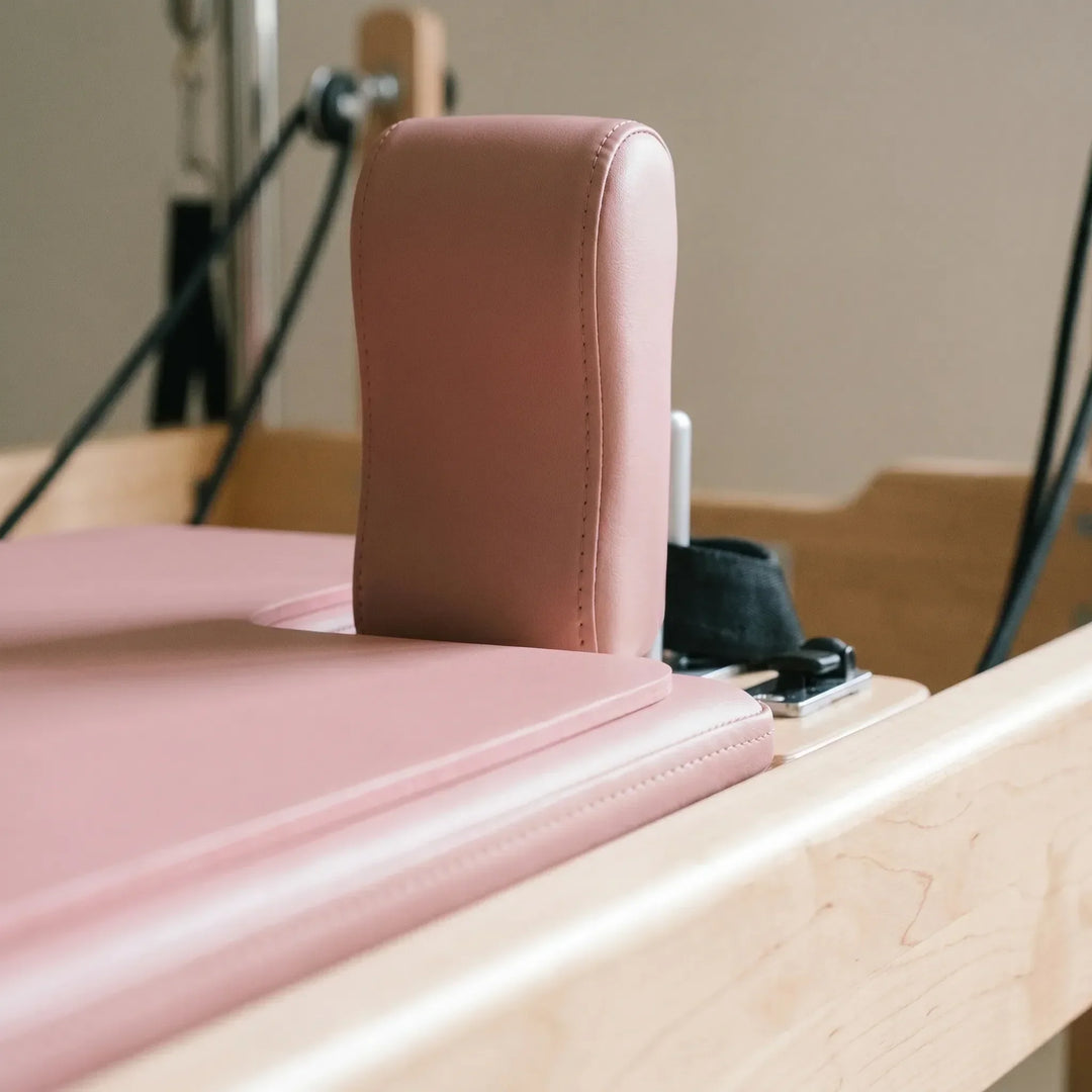 Lightweight, portable Pilates Reformer Pad for easy transport to gym or studio workouts.