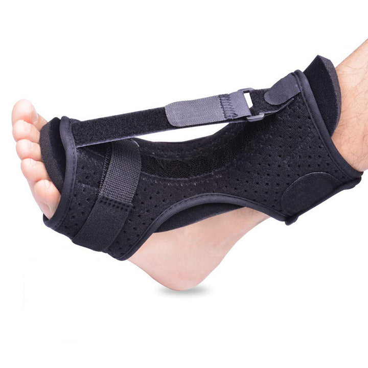 Unisex plantar fasciitis night splint for effective foot pain and heel pain relief. Adjustable orthopedic support.