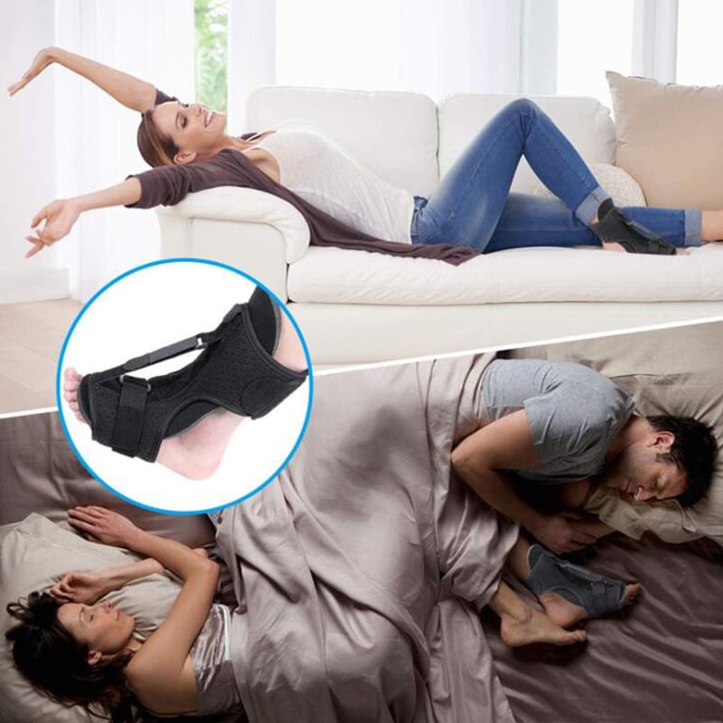 Versatile unisex plantar fasciitis night splint for comprehensive foot pain, heel pain, and arch support.