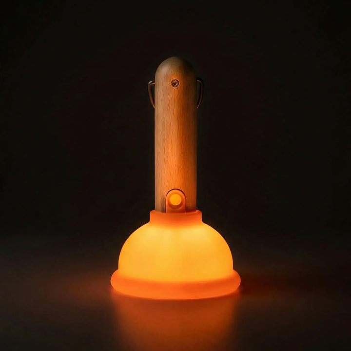 Plunger Style LED mood lamp, color changing night light, energy efficient home decor
