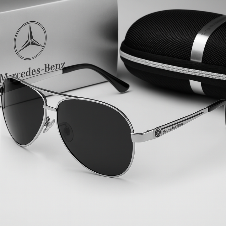 Unisex polarized aviator sunglasses for driving, offering glare reduction & UV eye protection. Stylish & essential eyewear.