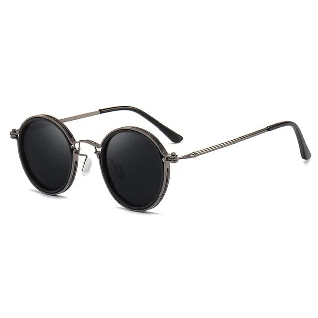 High-quality unisex polarized metal frame sunglasses, providing anti-glare and excellent eye protection.
