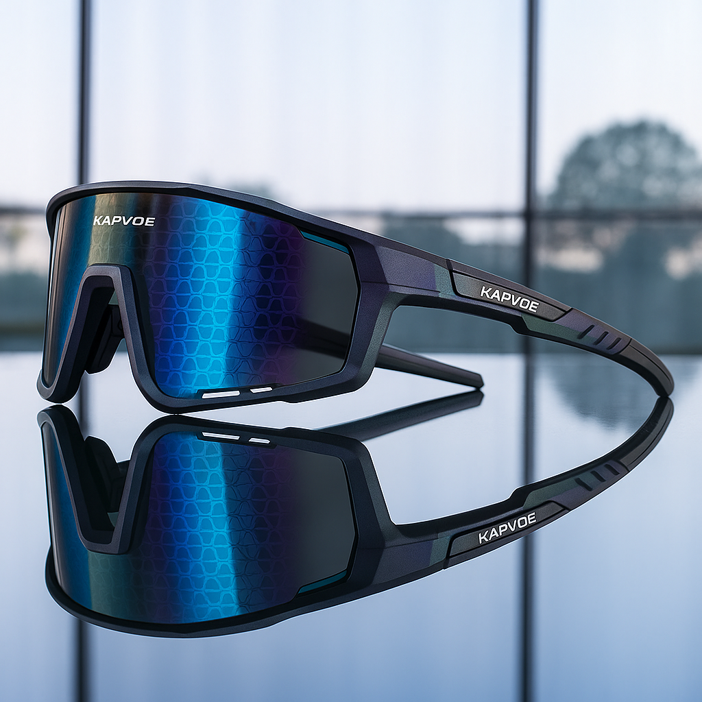 Unisex polarized performance sunglasses for active lifestyles, offering glare-free vision and UV protection. Ideal for sports.