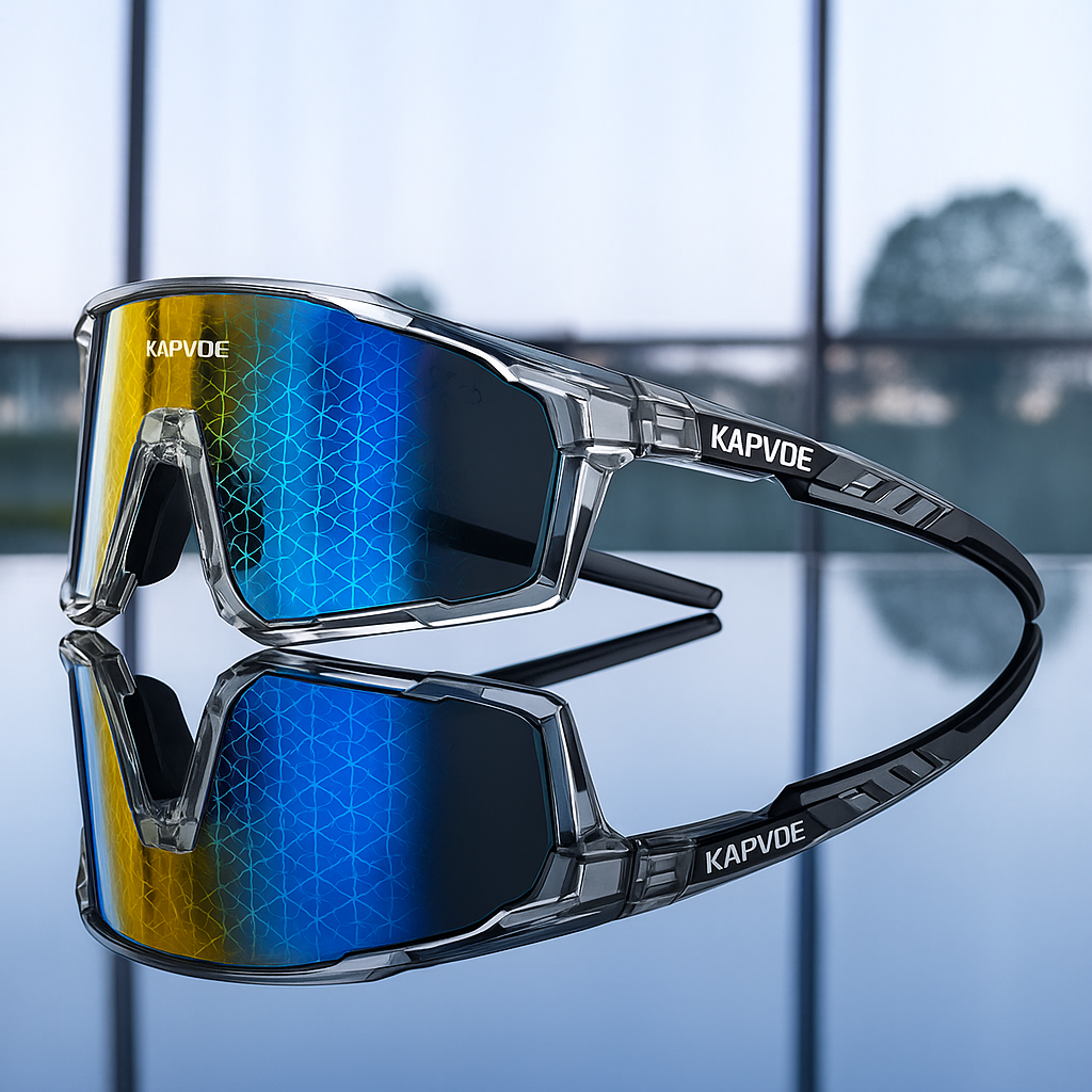 Unisex polarized sunglasses ensuring glare-free vision & superior clarity. Perfect sport eyewear for running, cycling & outdoor activities.