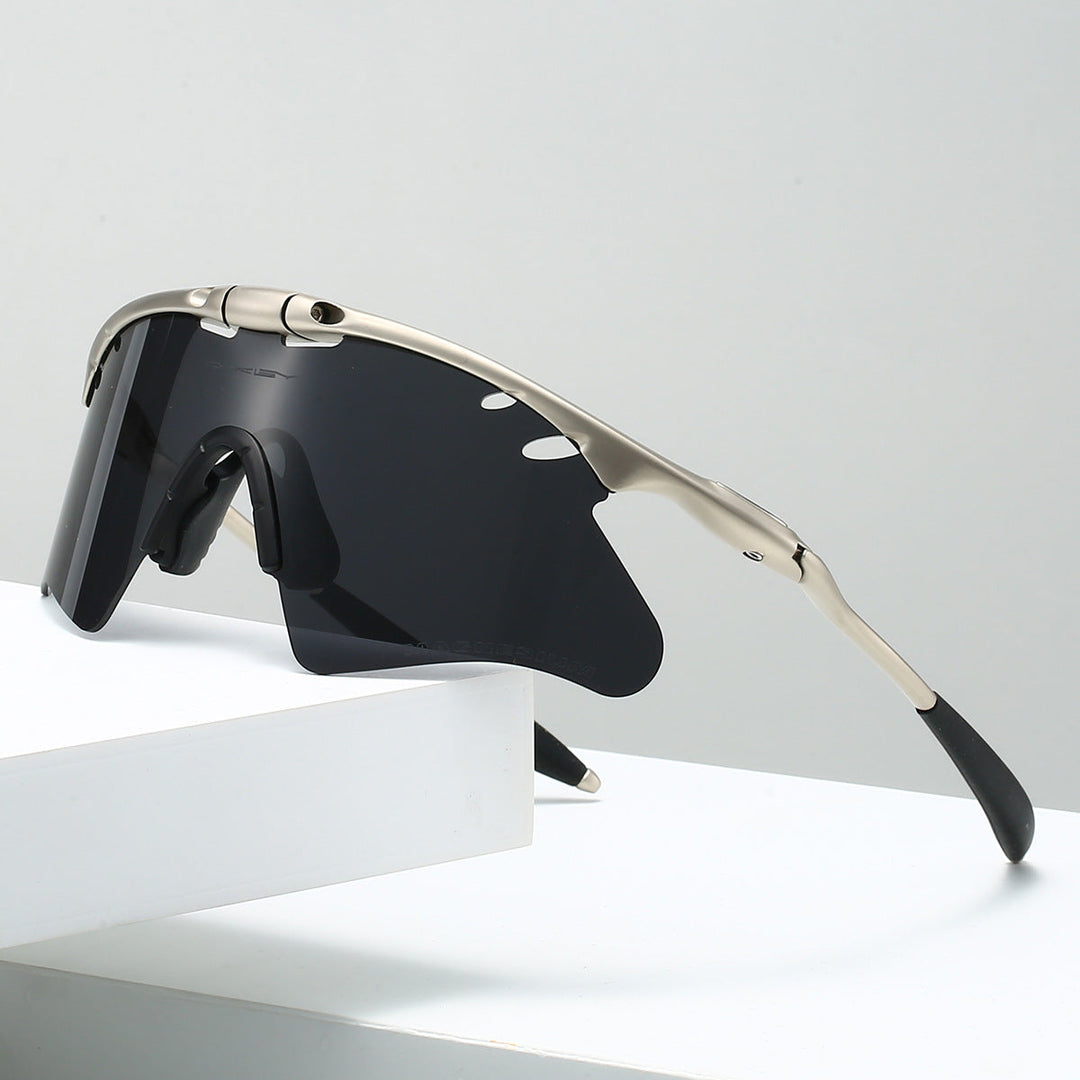 High-performance polarized sunglasses for cycling & running, offering UV protection & glare reduction for athletes.