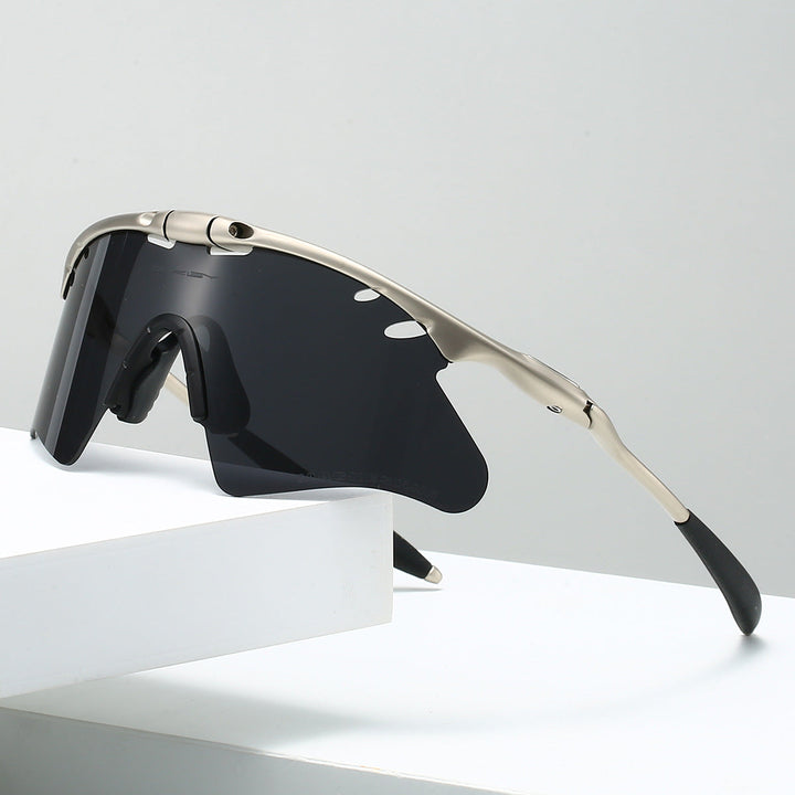 High-performance polarized sunglasses for cycling & running, offering UV protection & glare reduction for athletes.