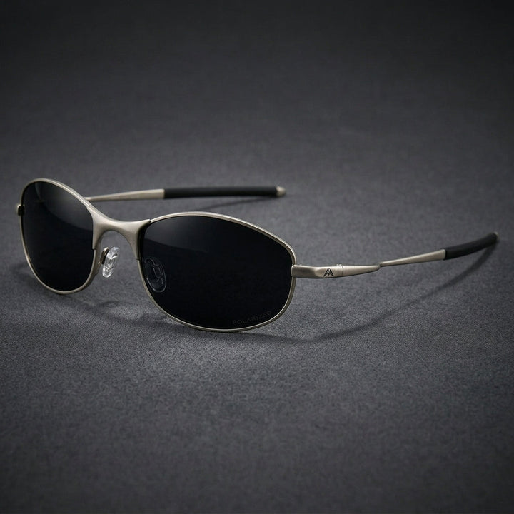 Lightweight unisex polarized sport sunglasses for active outdoor lifestyles. UV400, glare reduction.