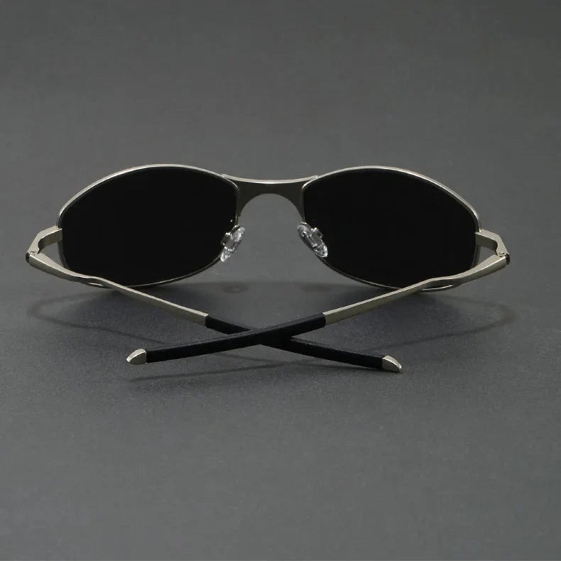 Wrap-around polarized sport shades for ultimate glare-free vision. UV400 protection, perfect for outdoor sports.