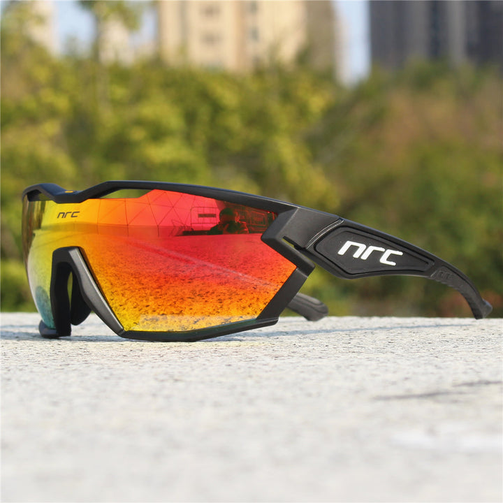 Polarized sport sunglasses for men & women, offering excellent anti-glare & UV protection for various outdoor sports.