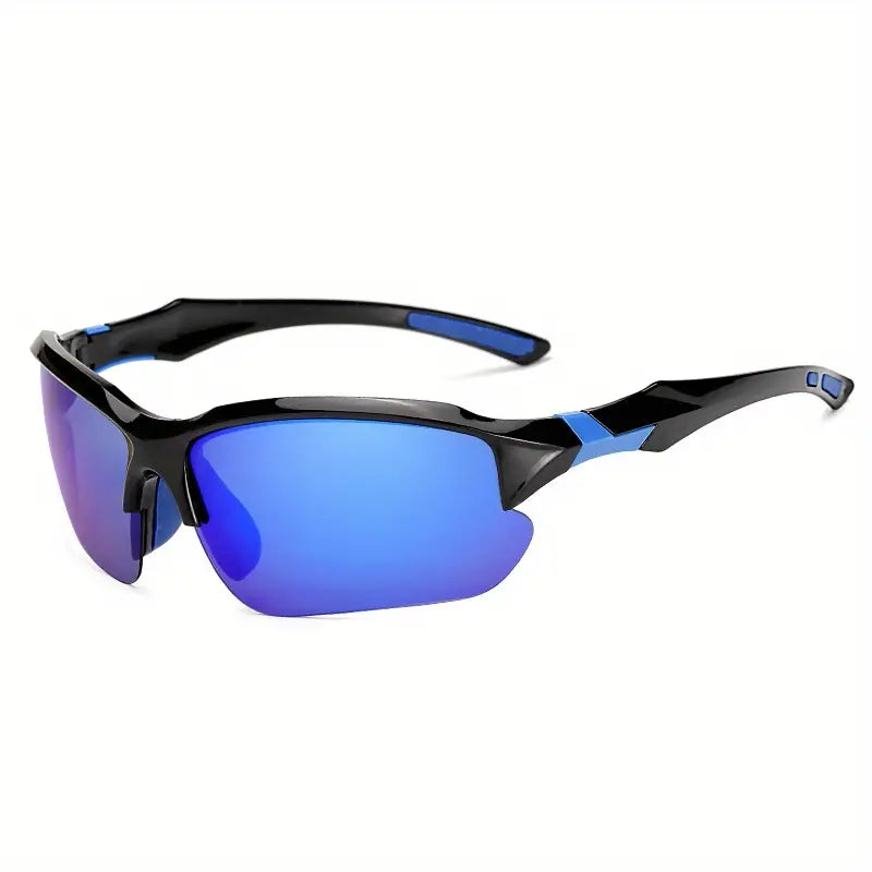 Outdoor performance eyewear: polarized sports sunglasses for cycling, running & UV defense.
