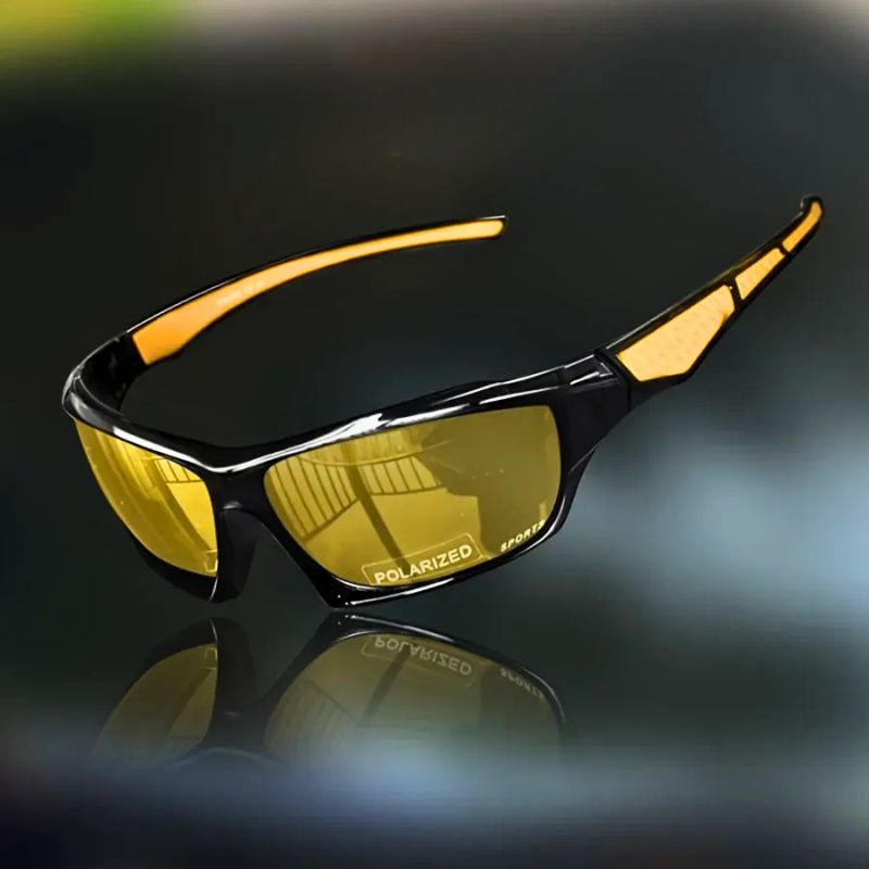 Unisex polarized sports sunglasses with UV400 anti-glare lenses. Lightweight and durable outdoor eyewear.