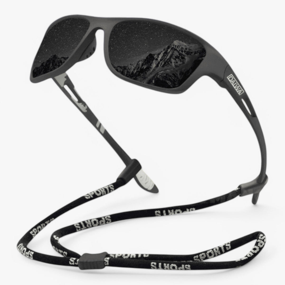 Durable unisex sports sunglasses. Polarized, UV protected, scratch-resistant. Ideal for active lifestyles, cycling & running.