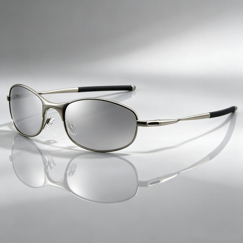 Enjoy clear vision with unisex polarized sunglasses, perfect for glare reduction & eye protection during sports.