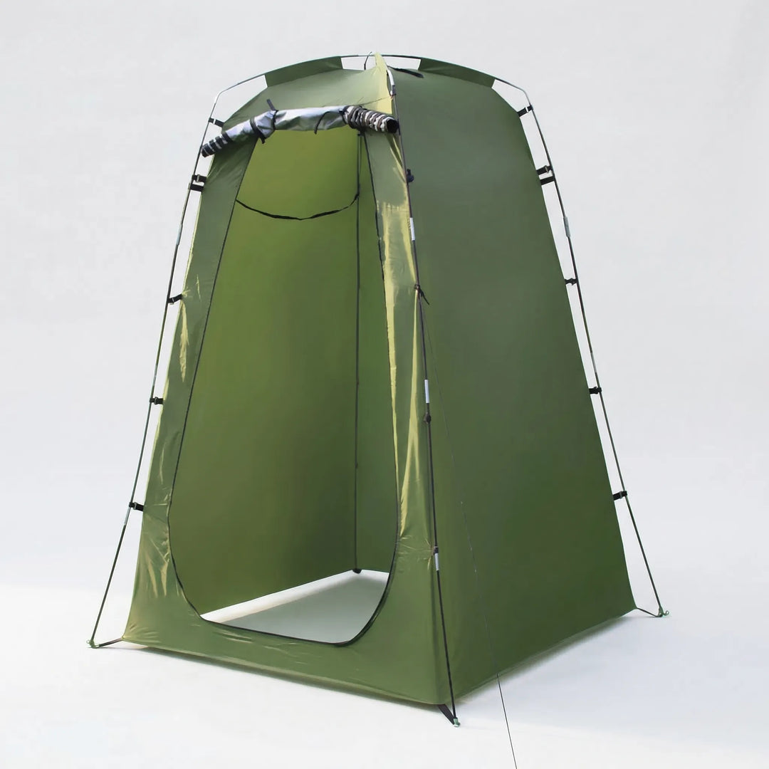 Outdoor pop-up privacy shelter tent for camping, beach, or changing clothes. Portable & easy assembly.
