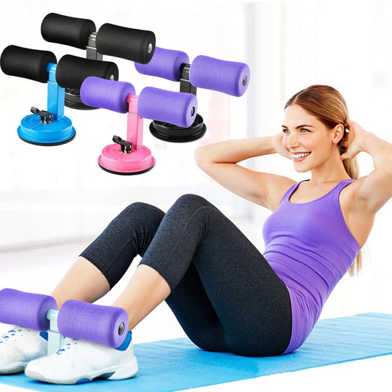 Portable sit-up assistant for home gym core workouts. Strength training fitness equipment for all levels.