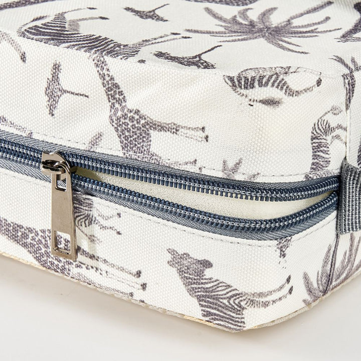 Stable portable high chair booster for travel, ensuring safe baby dining.
