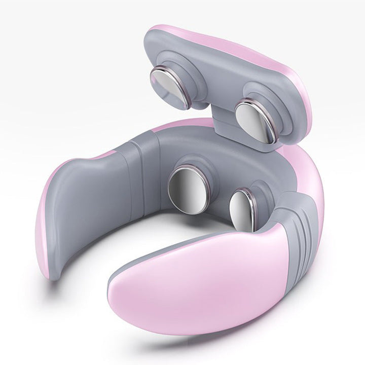 Slim RelaxoNeck electric neck massager provides muscle relief & stress reduction. Perfect for on-the-go wellness.