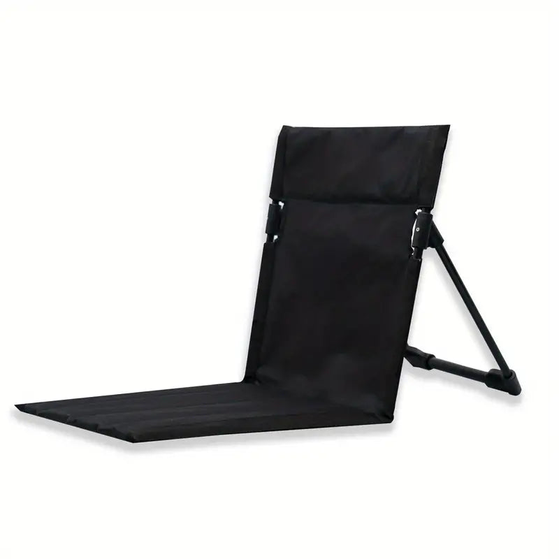 Lightweight portable folding chair, ideal travel furniture for outdoor seating. Easy-to-carry compact design for hikers.