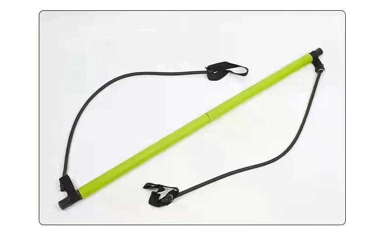 Versatile unisex Pilates bar set with resistance bands for full body workouts, strength training, and toning.