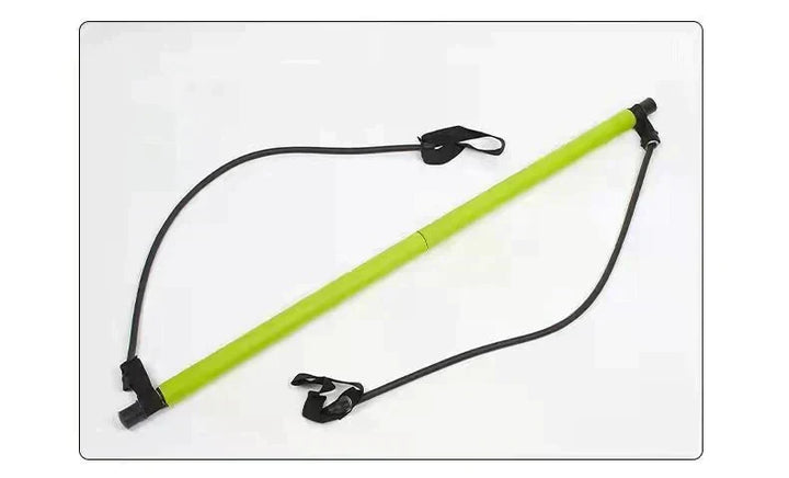 Versatile unisex Pilates bar set with resistance bands for full body workouts, strength training, and toning.