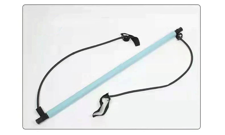 High-quality portable Pilates bar set with durable resistance bands for effective home gym strength workouts.