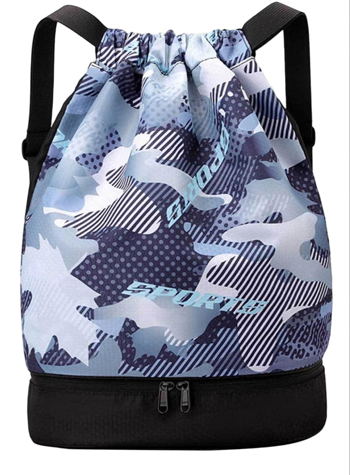 Unisex portable sports duffle bag in a vibrant color, designed for athletic gear and travel
