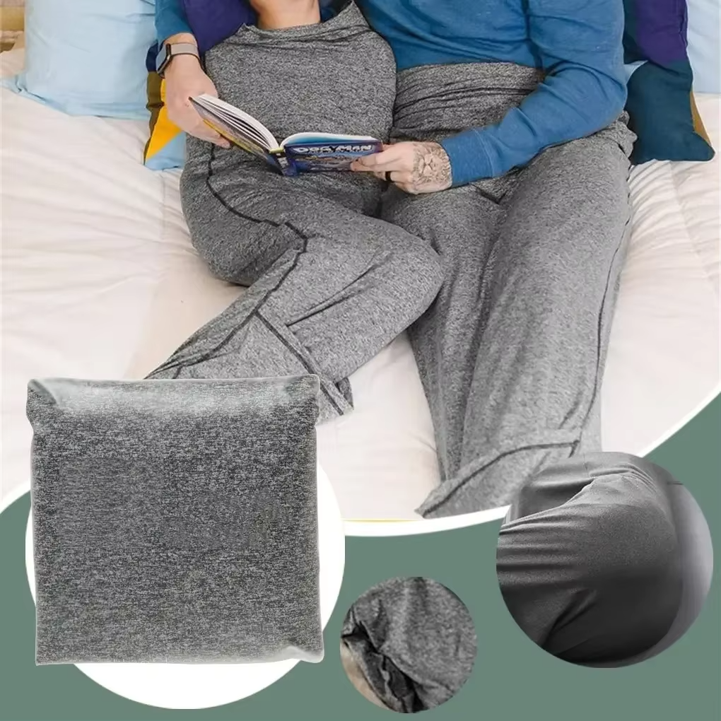 Comfortable unisex stretch sleeping bag & lightweight travel compression blanket. Essential gear for any adventure.