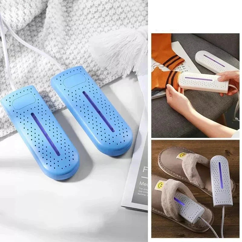Home UV shoe dryer & deodorizer for all footwear, keeping them dry, sterile & clean.
