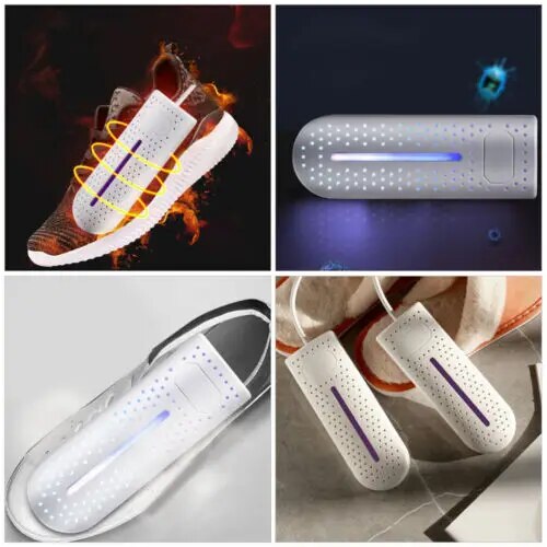 Powerful UV shoe dryer for moisture control, keeping athletic and everyday footwear dry and fresh.