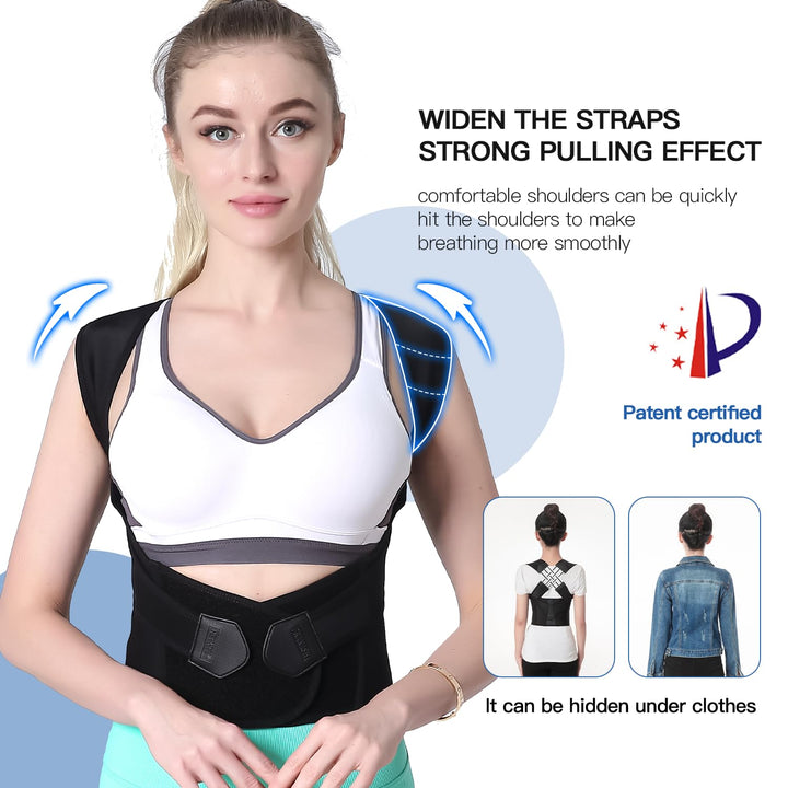 Premium posture corrector for men & women, offering effective back pain relief, spinal alignment, and slouch support.