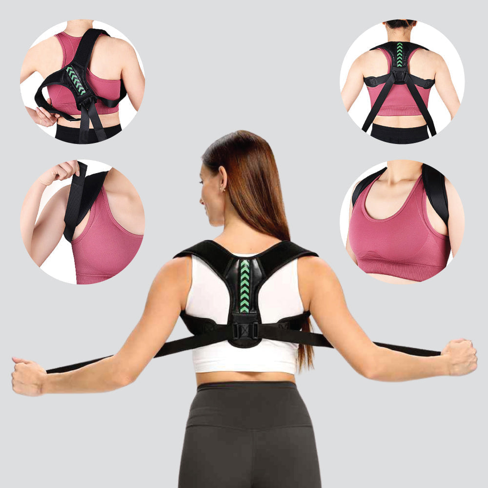 Unisex StraightAlign posture corrector for improved back support, shoulder alignment & pain relief during daily wear.