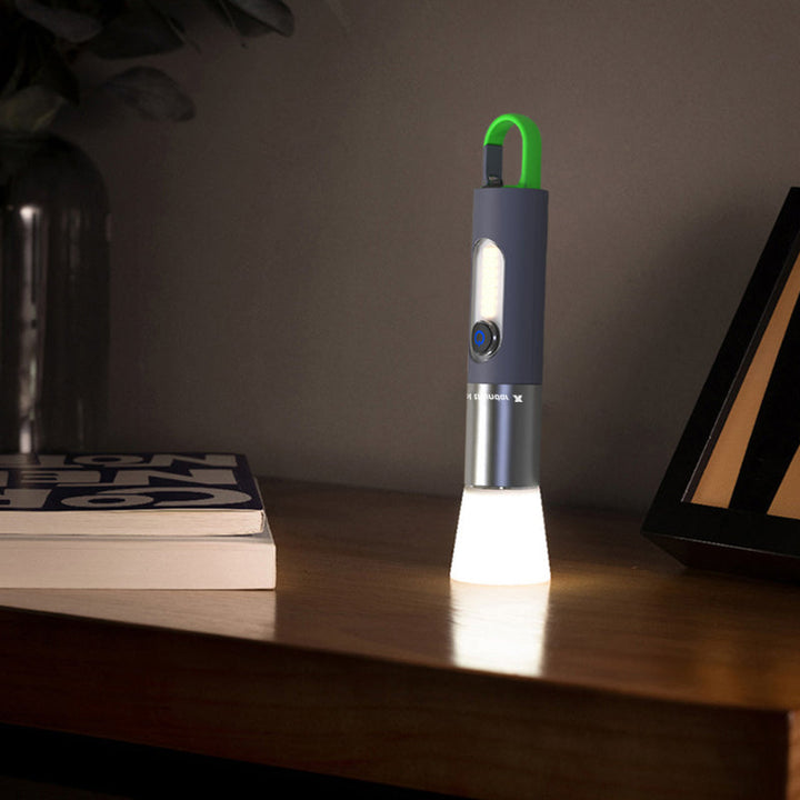 Powerful LED torch in hand, ready for night hiking, hunting, or outdoor exploration.