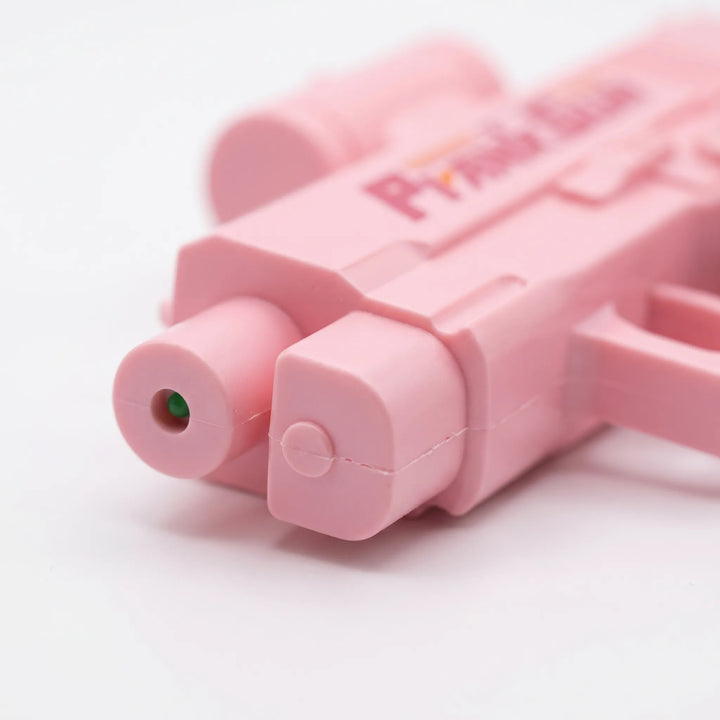 Kids' surprise water blast prank squirt gun set. Ideal for summer fun, outdoor water games, and party entertainment.