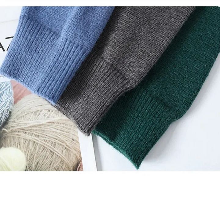 Ultra-cozy unisex knitted sweater, featuring a textured design and premium knit for ultimate warmth and winter comfort.