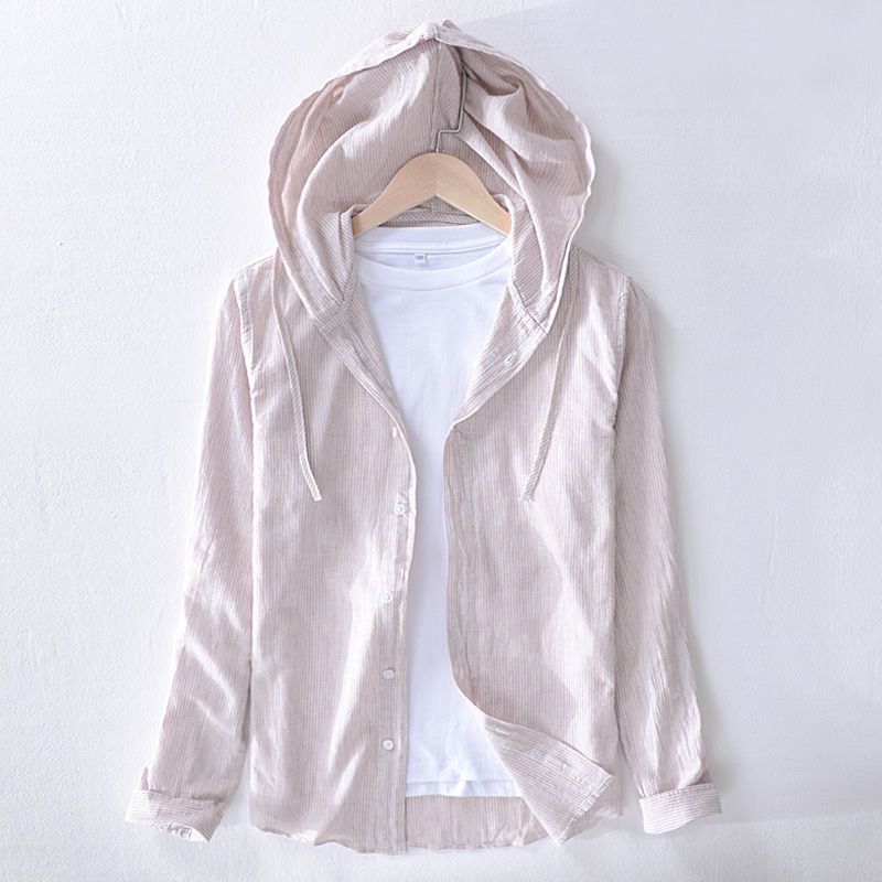Stylish unisex summer hoodie, perfect for a casual, relaxed spring fashion look.