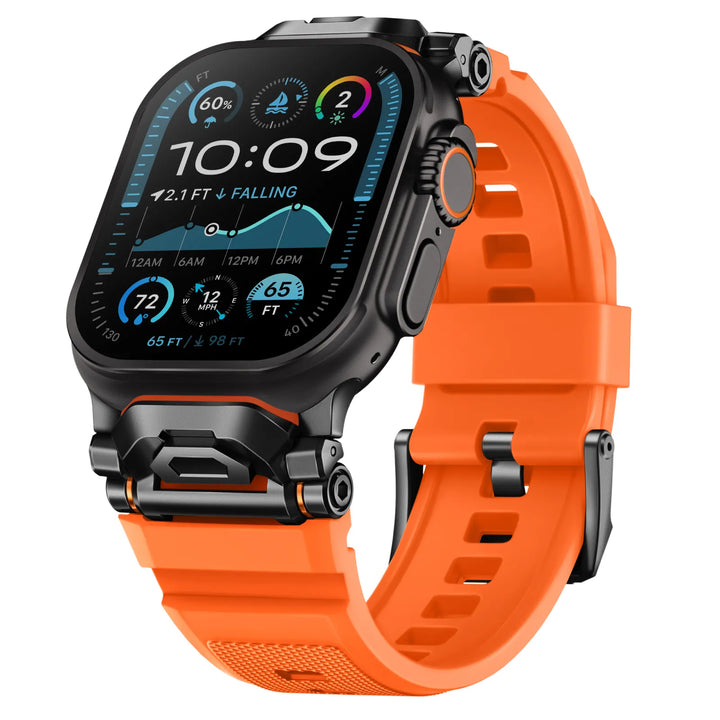 Unisex silicone watch band, comfortable fit for active lifestyles.