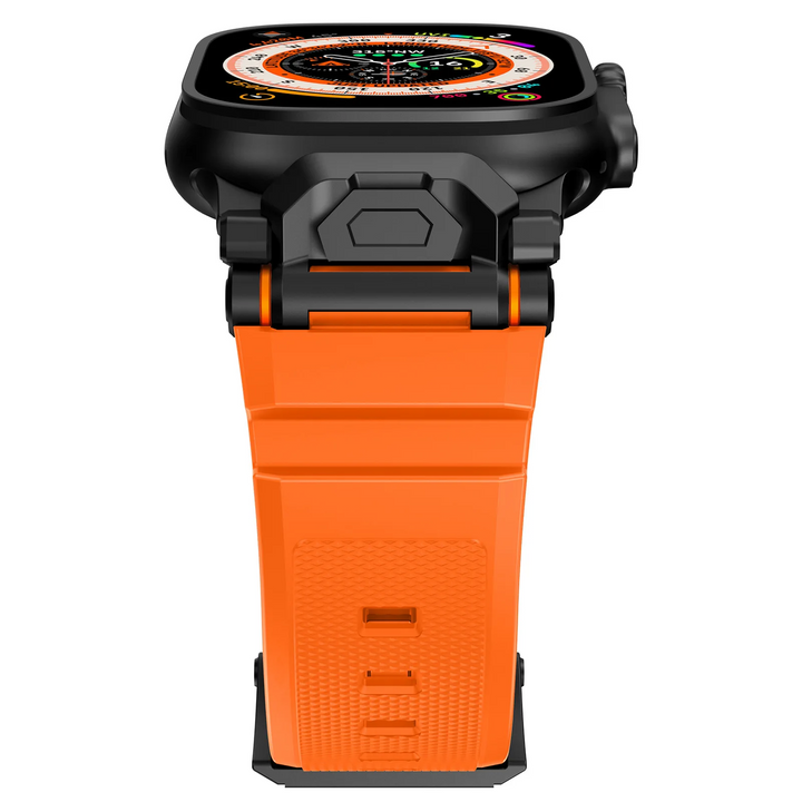 Comfortable silicone replacement strap, rugged and easy to attach.