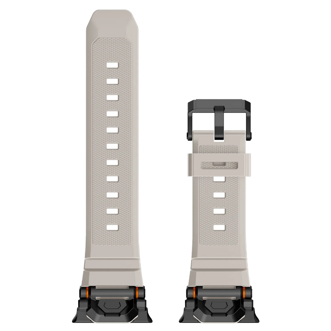 Premium quick-release silicone strap, a durable smartwatch accessory for daily use.