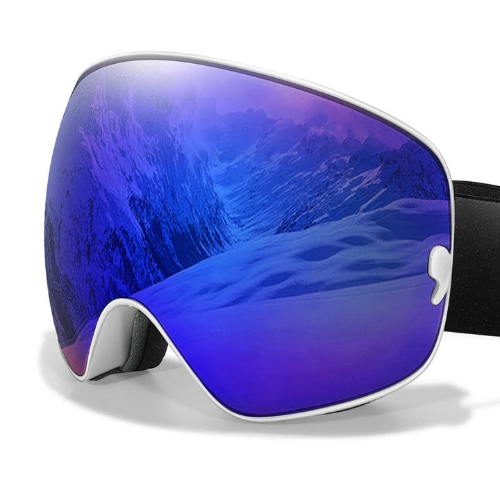 Essential unisex ski goggles for outdoor activity, featuring anti-fog, UV400 & night vision.