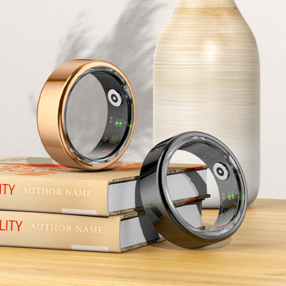 Unisex premium smart fitness ring for health tracking, sleep monitoring & activity.