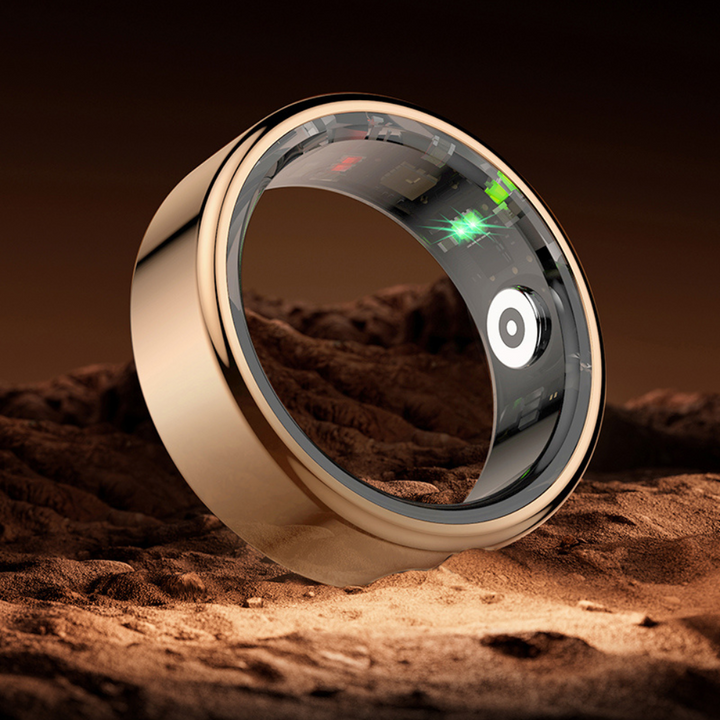 Achieve wellness goals with this smart ring, a stylish health & fitness tracker.