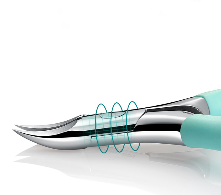 Ergonomic unisex toenail clipper, perfect for thick toenails and treating ingrown nails, promoting foot health.