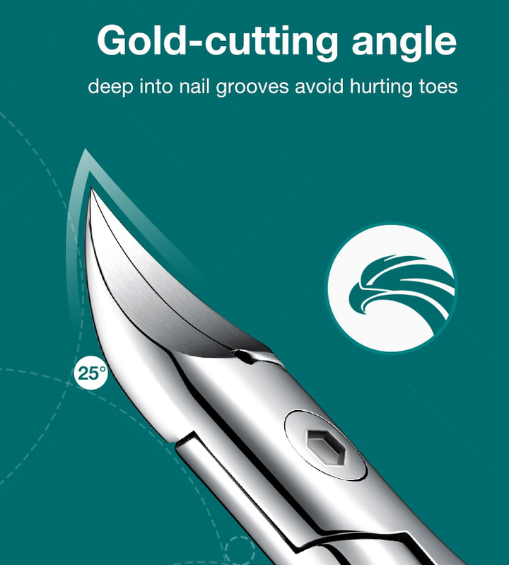 Heavy-duty toenail clipper for seniors, specifically designed for thick and ingrown nails with precision.