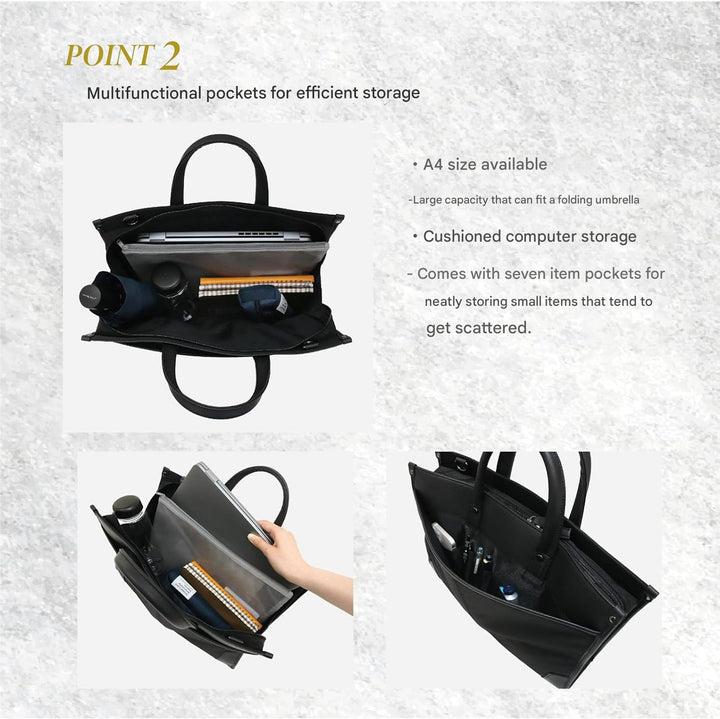 Stylish unisex work bag, ideal for business travel and daily office use