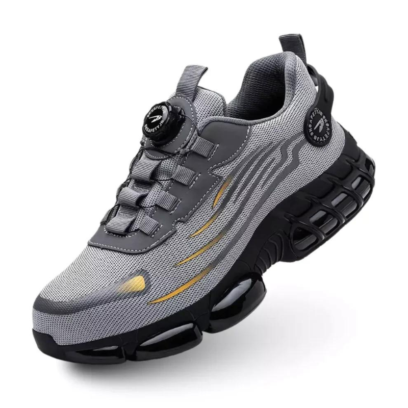 Protective steel toe work shoes for industrial use. ProGuard unisex design ensures ultimate comfort & safety.