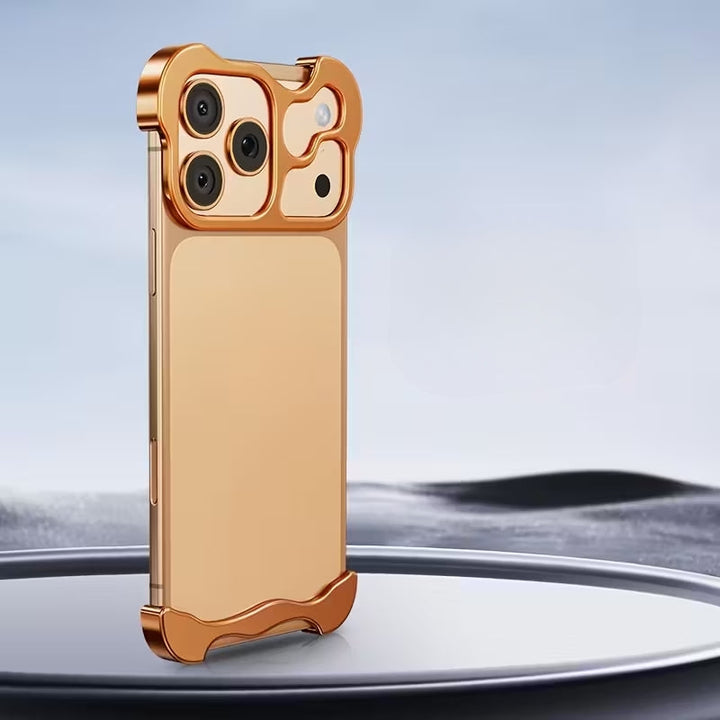 Elegant slim iPhone 15 protective case for unisex use, with corner shield for drop protection.