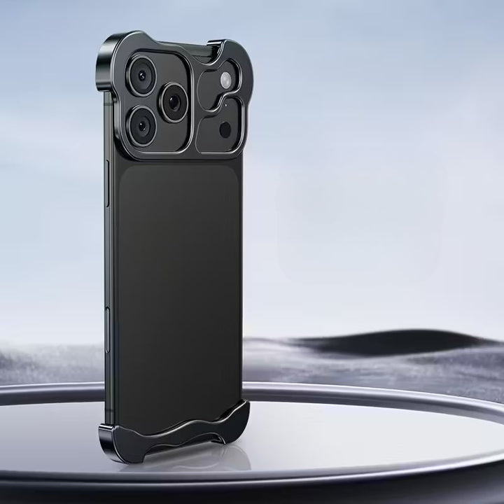 Unisex protective iPhone 12 case with slim design and reinforced corner shield, durable phone cover.