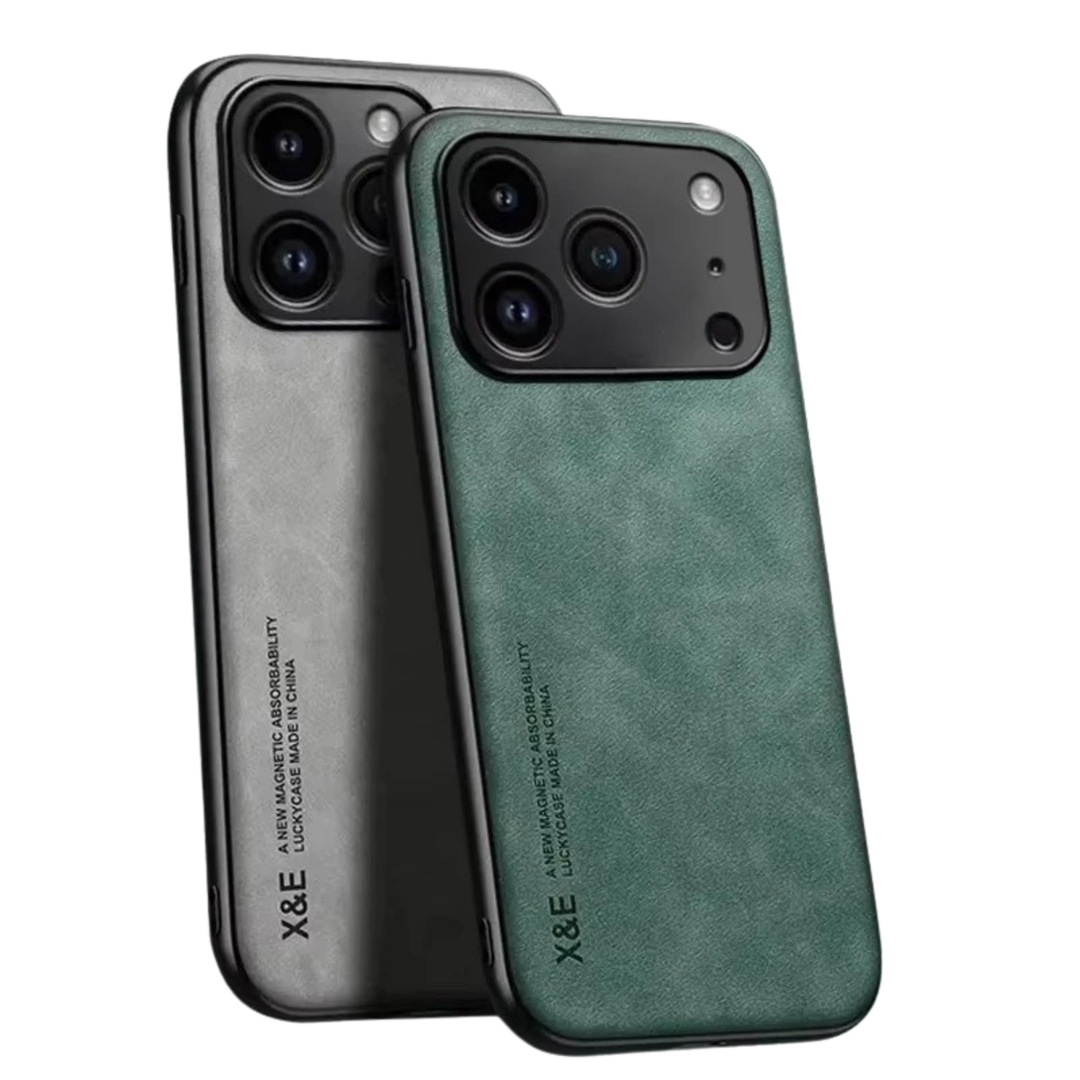 Unisex protective suede iPhone case, shockproof & durable. Offers premium protection for your smartphone.